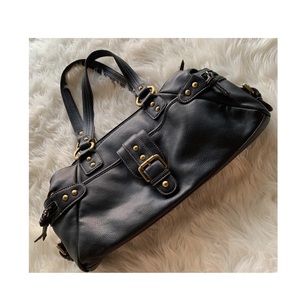 Nine West Black Leather Shoulder Bag